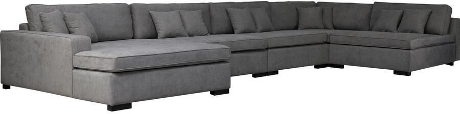 Home affaire Zithoek Skara U-vorm Loungebank met binnenveringsinterieur in vele overtrekkwaliteiten - Foto 9