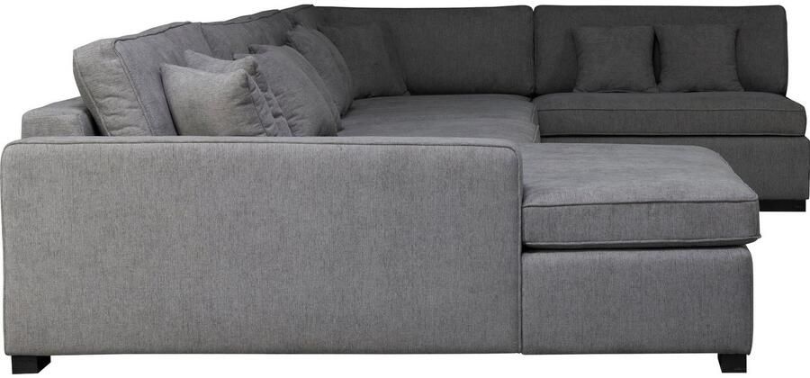 Home affaire Zithoek Skara U-vorm Loungebank met binnenveringsinterieur in vele overtrekkwaliteiten - Foto 2