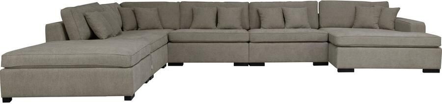 Home affaire Zithoek Skara U-vorm Loungebank met binnenveringsinterieur in vele overtrekkwaliteiten - Foto 7