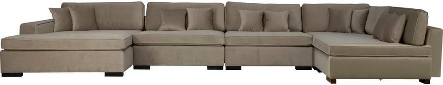 Home affaire Zithoek Skara U-vorm Loungebank met binnenveringsinterieur in vele overtrekkwaliteiten - Foto 7