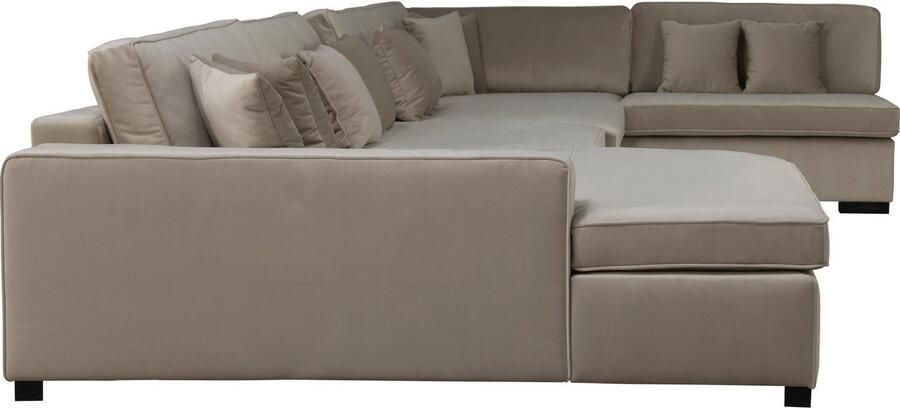 Home affaire Zithoek Skara U-vorm Loungebank met binnenveringsinterieur in vele overtrekkwaliteiten - Foto 2