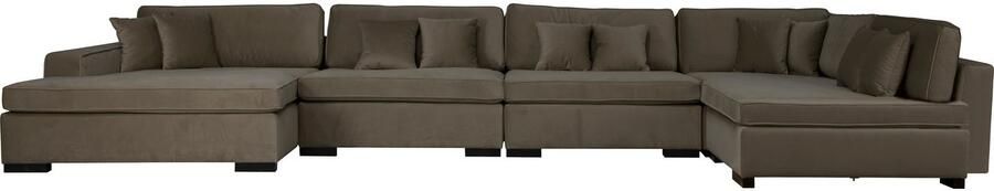 Home affaire Zithoek Skara U-vorm Loungebank met binnenveringsinterieur in vele overtrekkwaliteiten - Foto 8