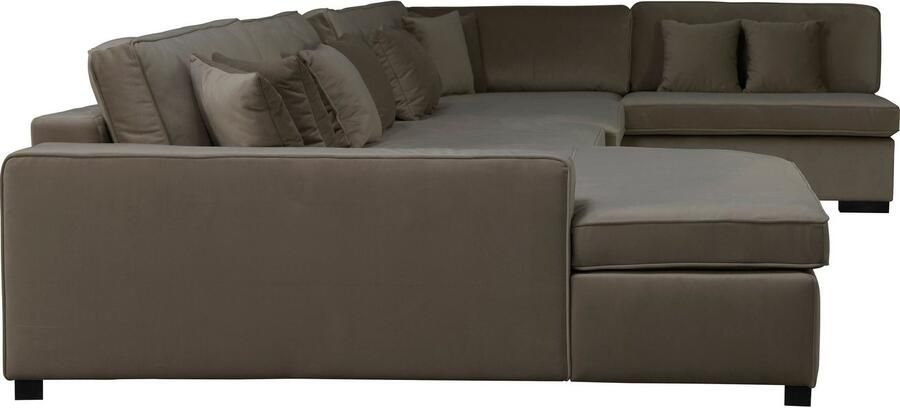 Home affaire Zithoek Skara U-vorm Loungebank met binnenveringsinterieur in vele overtrekkwaliteiten - Foto 2