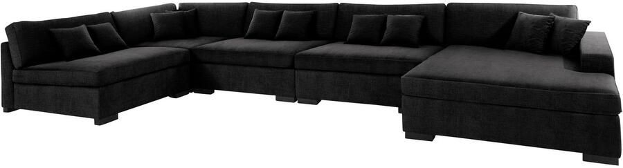 Home affaire Zithoek Skara XXL U-vorm Loungebank XXL met binnenveringsinterieur in vele overtrekkwaliteiten - Foto 6