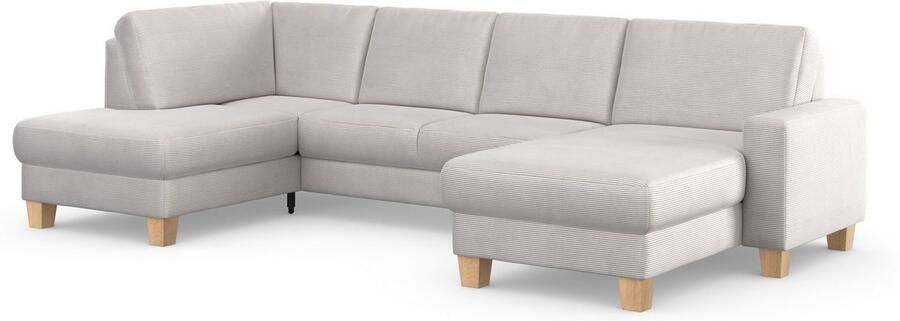 Home affaire Zithoek SUMMER U-vorm met of zonder slaapfunctie en bedkist cordbekleding - Foto 6