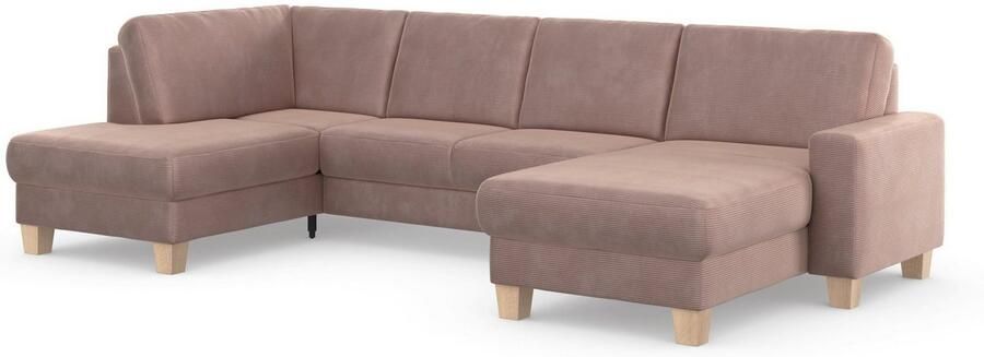 Home affaire Zithoek SUMMER U-vorm met of zonder slaapfunctie en bedkist cordbekleding - Foto 6