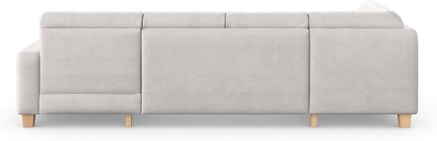Home affaire Zithoek SUMMER U-vorm met of zonder slaapfunctie en bedkist cordbekleding - Foto 7