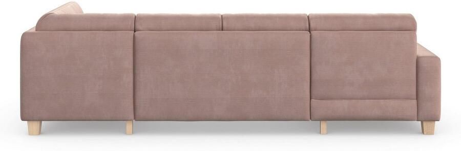 Home affaire Zithoek SUMMER U-vorm met of zonder slaapfunctie en bedkist cordbekleding - Foto 6