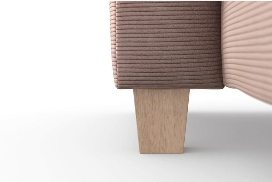Home affaire Zithoek SUMMER U-vorm met of zonder slaapfunctie en bedkist cordbekleding - Foto 4
