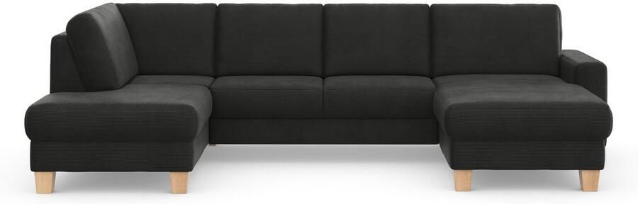 Home affaire Zithoek SUMMER U-vorm met of zonder slaapfunctie en bedkist cordbekleding - Foto 8