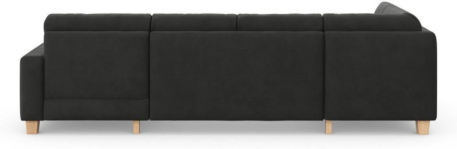 Home affaire Zithoek SUMMER U-vorm met of zonder slaapfunctie en bedkist cordbekleding - Foto 7