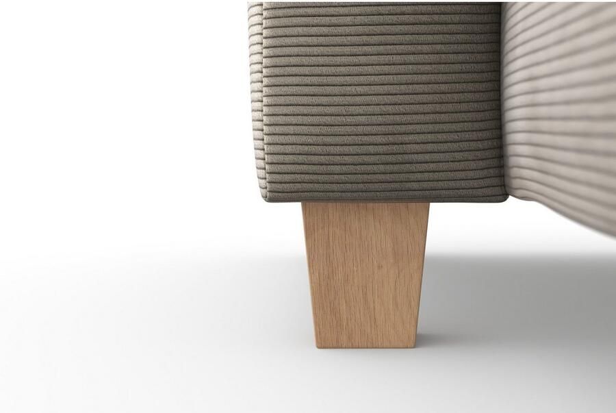 Home affaire Zithoek SUMMER U-vorm met of zonder slaapfunctie en bedkist cordbekleding - Foto 5