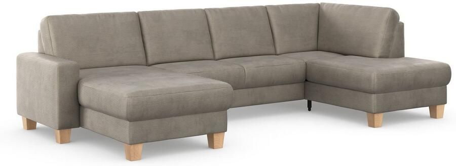 Home affaire Zithoek SUMMER U-vorm met of zonder slaapfunctie en bedkist cordbekleding - Foto 6