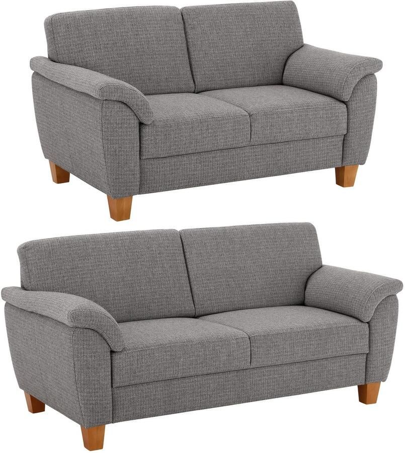 Home affaire Zithoek Texel als set met binnenvering en contrastnaad - Foto 2