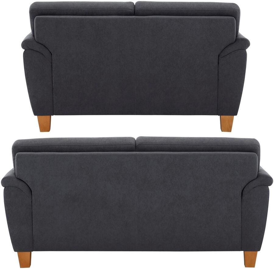 Home affaire Zithoek Texel als set met binnenvering en contrastnaad