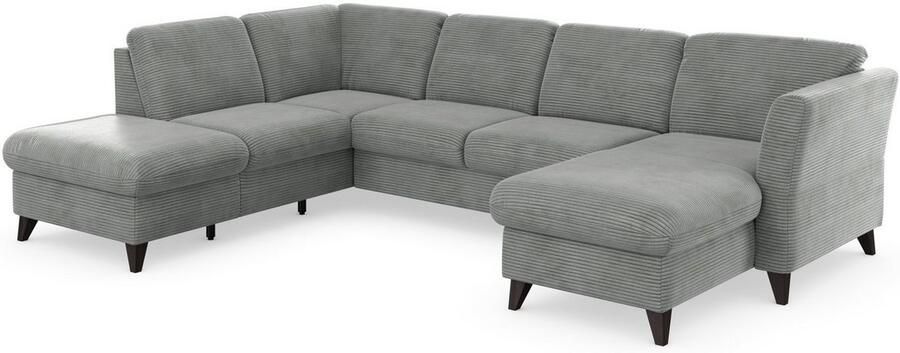 Home affaire Zithoek Trelleborg U-vorm naar keuze met slaapfunctie en bedkist inclusief binnenveringsinterieur - Foto 5