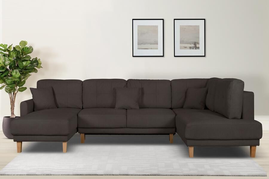 Home affaire Zithoek TRIPLO U-vorm optioneel met slaapfunctie B D H: 310 192 90 cm (3-delig) - Foto 10