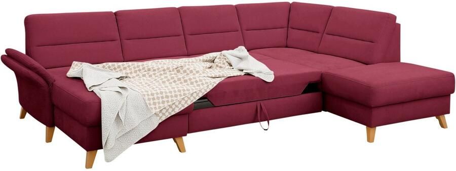 Home affaire Zithoek Westerland U-vorm Binnenvering slaapfunctie naar keuze bergruimte en armleuningverstelling - Foto 11