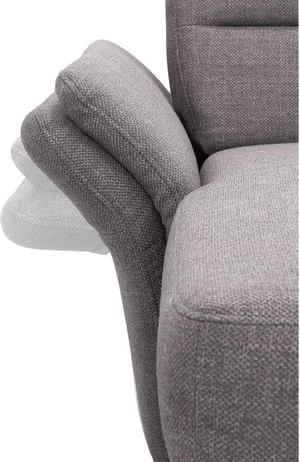 Home affaire Zithoek Westerland U-vorm Binnenvering slaapfunctie naar keuze bergruimte en armleuningverstelling - Foto 6