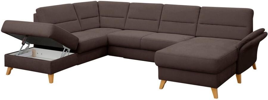 Home affaire Zithoek Westerland U-vorm Binnenvering slaapfunctie naar keuze bergruimte en armleuningverstelling - Foto 12