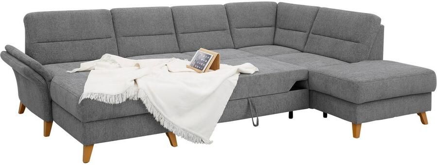 Home affaire Zithoek Westerland U-vorm Binnenvering slaapfunctie naar keuze bergruimte en armleuningverstelling - Foto 11