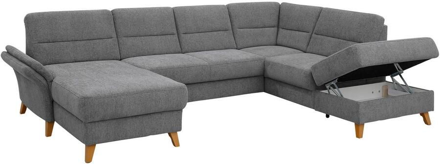 Home affaire Zithoek Westerland U-vorm Binnenvering slaapfunctie naar keuze bergruimte en armleuningverstelling - Foto 13