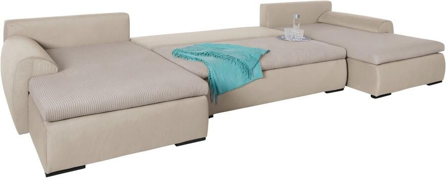 Home affaire Zithoek Win U-vorm naar keuze met slaapfunctie en bedkist - Foto 17