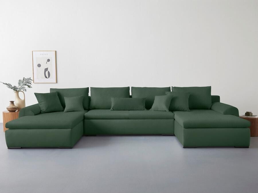 Home affaire Zithoek Win U-vorm naar keuze met slaapfunctie en bedkist - Foto 2