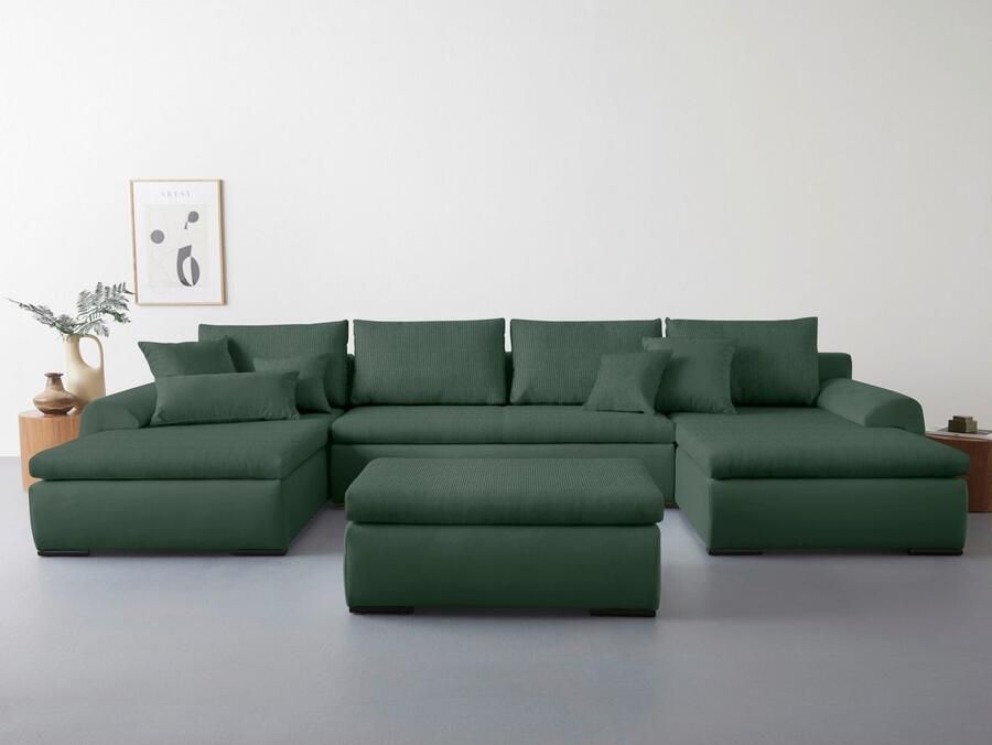 Home affaire Zithoek Win U-vorm naar keuze met slaapfunctie en bedkist - Foto 3