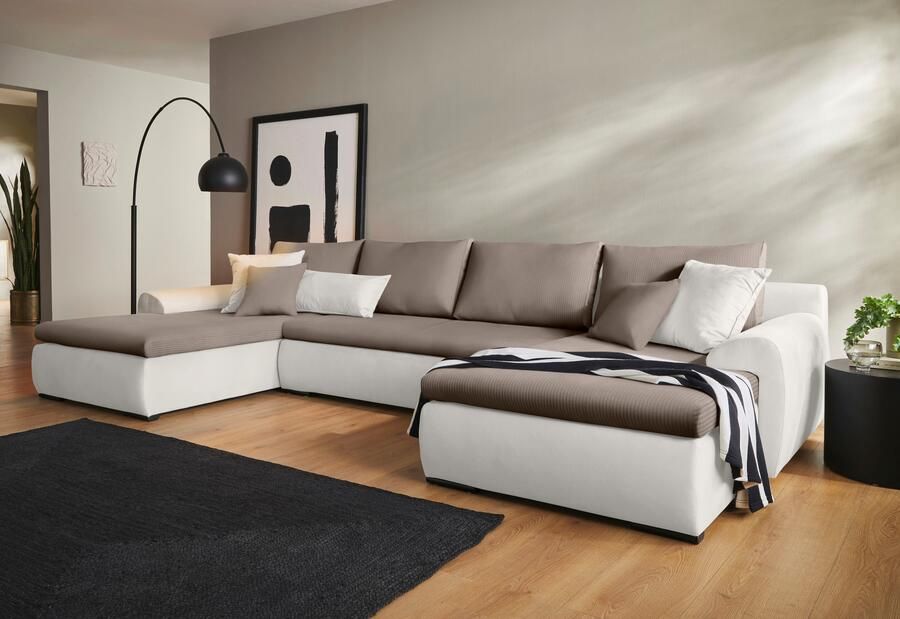 Home affaire Zithoek Win U-vorm naar keuze met slaapfunctie en bedkist - Foto 15