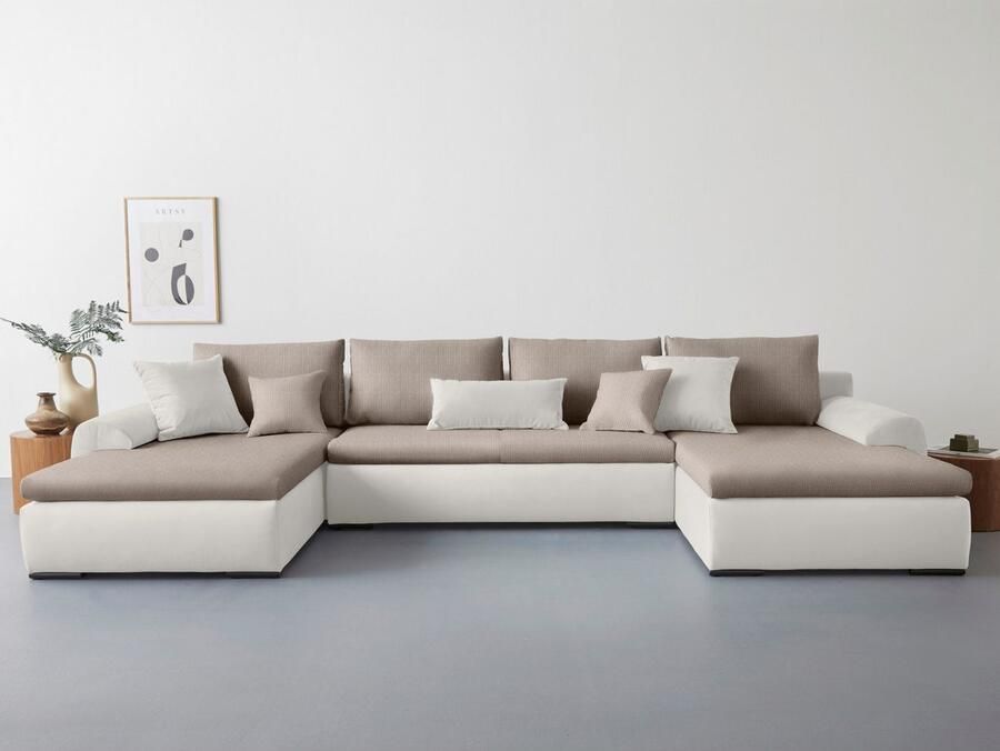 Home affaire Zithoek Win U-vorm naar keuze met slaapfunctie en bedkist - Foto 2