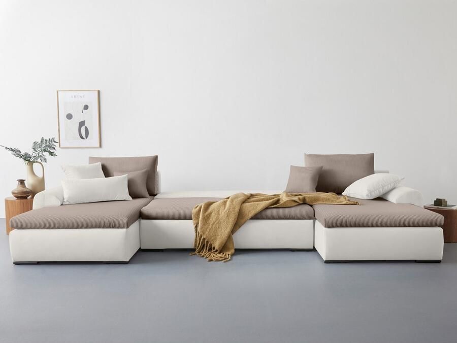 Home affaire Zithoek Win U-vorm naar keuze met slaapfunctie en bedkist - Foto 4