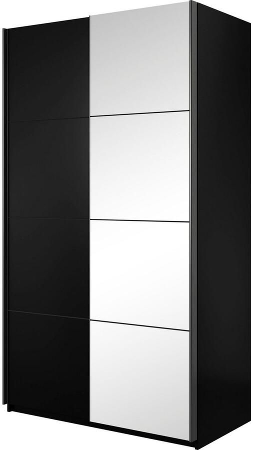 Home affaire Zweefdeurkast Beta schuifdeurkast kledingkast linnenkast met spiegel inclusief complete indeling metalen grepen - Foto 7