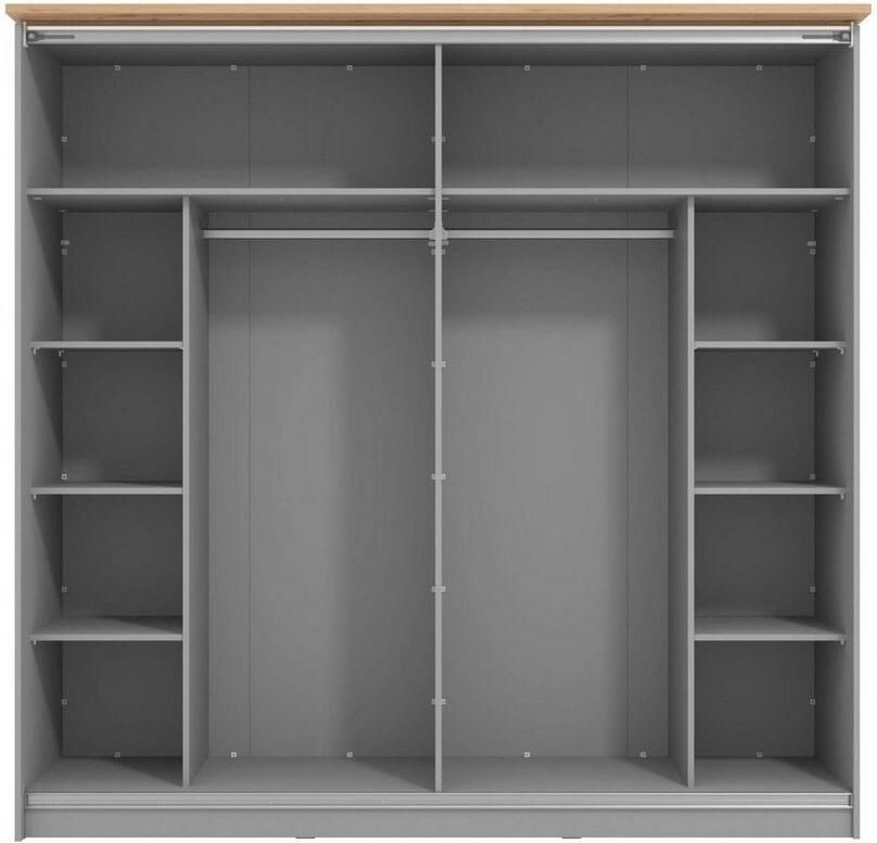 Home affaire Zweefdeurkast Valencia kledingkast in landhuisstijl 220x214x65 5 cm met complete binneninrichting fsc -gecertificeerd houtmateriaal - Foto 4