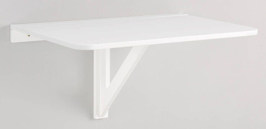 Home affaire Klaptafel Trend van wit gelakt mdf hout ruimtebesparend dikte van het tafelblad 1 8 cm - Foto 4