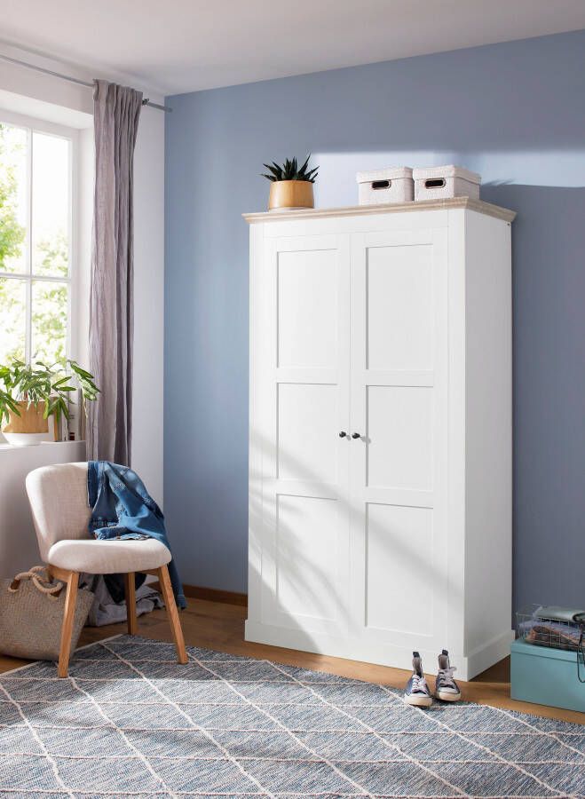 Home affaire Kledingkast Clonmel met plank en garderobestang achter de deuren hoogte 180 cm - Foto 6