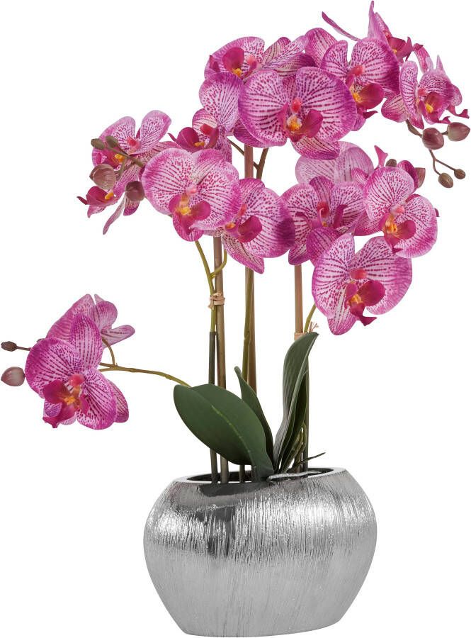 Home affaire Kunstplant Orchidee Kunstorchidee in een pot (1 stuk) - Foto 6