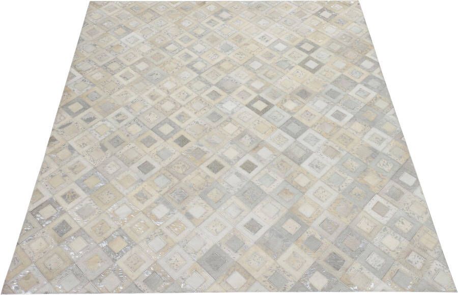 Kayoom Creme Grijs vloerkleed 160x230 cm A-symmetrisch patroon Geruit Modern - Foto 6