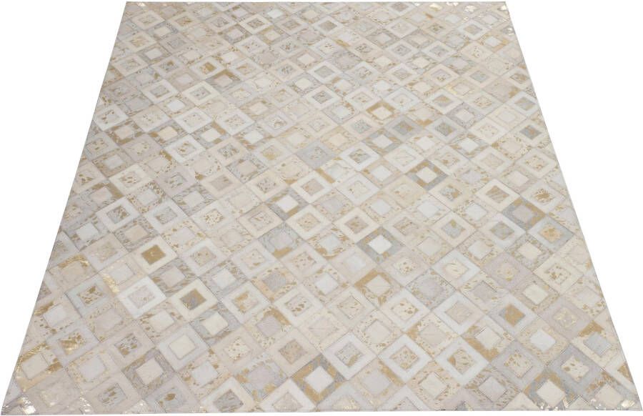 Kayoom Beige Grijs vloerkleed 120x170 cm A-symmetrisch patroon Geruit Modern - Foto 8