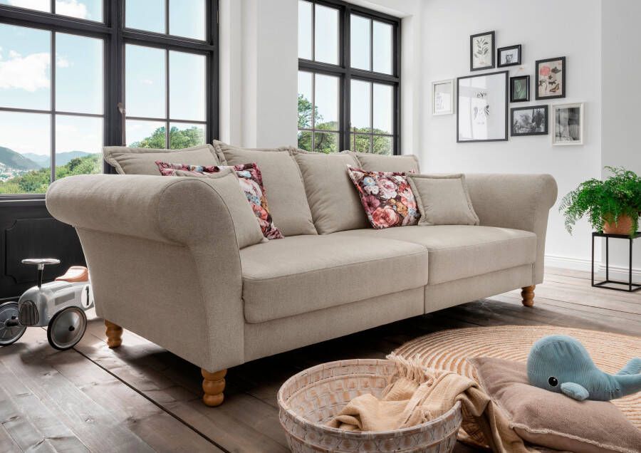 Home affaire Megabank Tassilo Mega Sofa met veel ruimte comfortabel door koudschuim in de zitting