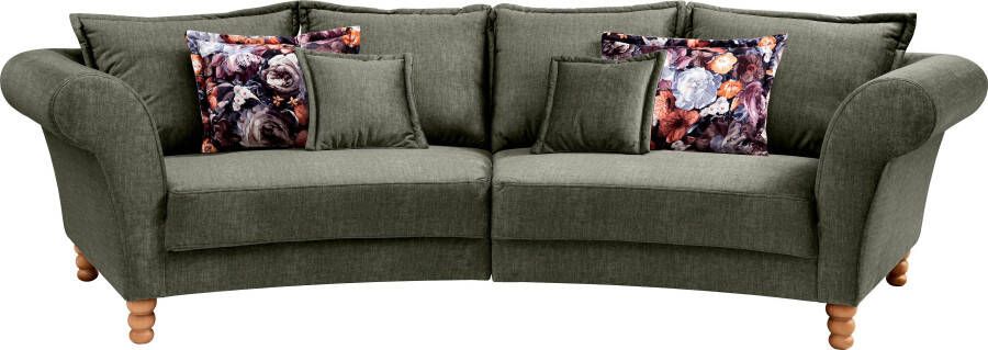 Home affaire Megabank Tassilo gebogen vormentaal comfortabel Mega Sofa breedte 350cm - Foto 5