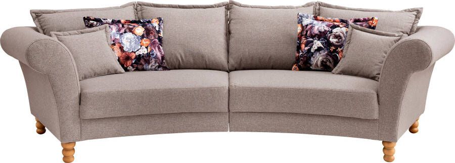 Home affaire Megabank Tassilo gebogen vormentaal comfortabel Mega Sofa breedte 350cm - Foto 5