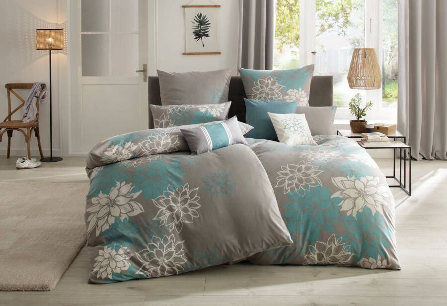 Home affaire Overtrekset Susan in mt. 135x200 of 155x220 cm in verschillende kwaliteiten romantische dekbedovertrek met bloemen (2-delig) - Foto 8