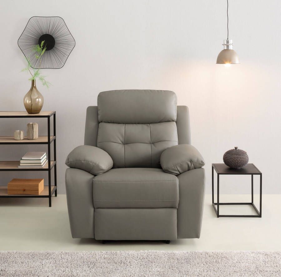 Home affaire Relaxfauteuil Lannilis met handmatige en elektrische relaxfunctie