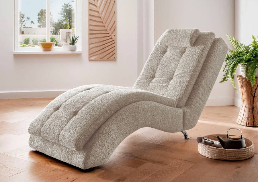 Home affaire Relaxstoel Vengo II met hoofdkussen matten-look op romp - Foto 5