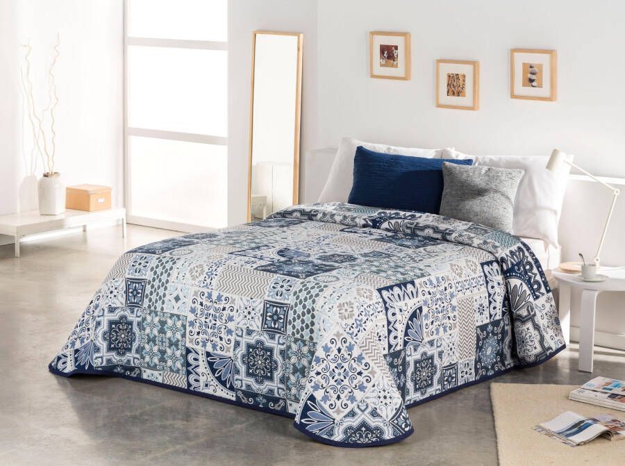 Home affaire Sprei Sofia Dekbedovertrek in Patchwork-Design voor Kinderen en Volwassenen - Foto 3