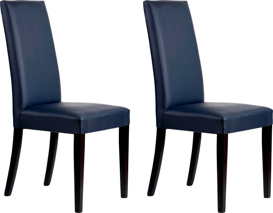 Home affaire Stoel Java Frame van massief hout in een set van 2 ecru of donker (set 2 stuks) - Foto 6