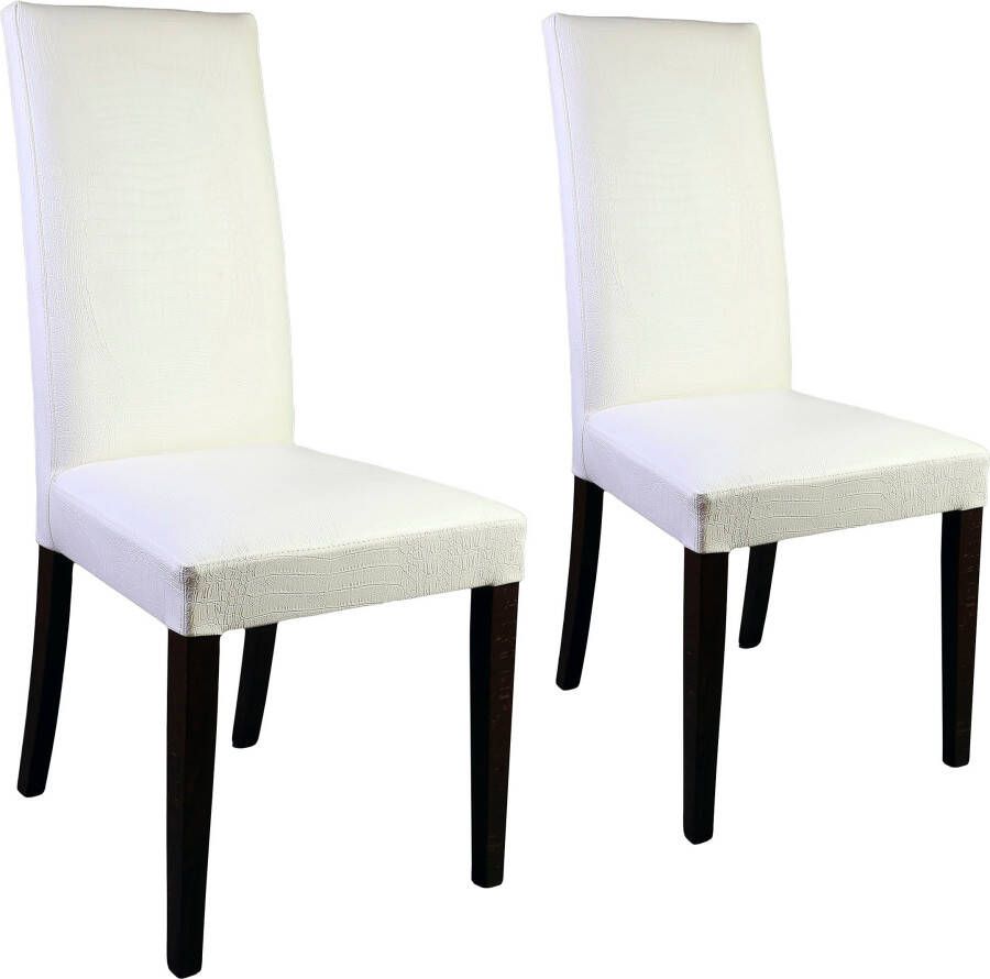 Home affaire Stoel Java Overtrokken met kunstleer met animal-stempeldruk (set 2 stuks) - Foto 6