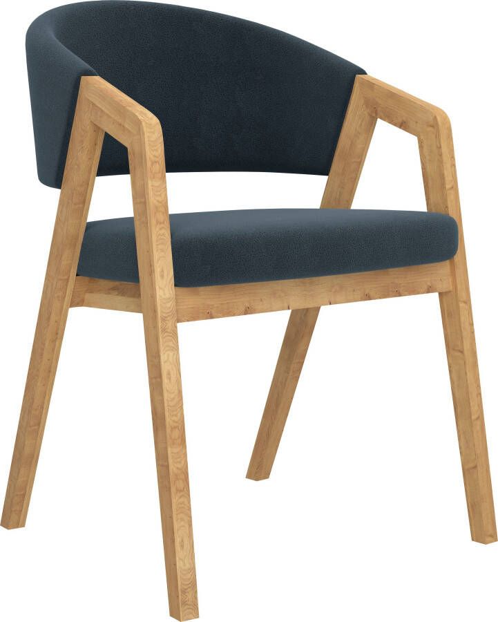 Home affaire Stoel met armleuningen Molino Frame van massief eiken