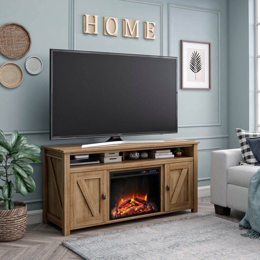 Home affaire Tv-meubel Allemond 1 verstelbare plank achter elke deur breedte 151 5 cm hoogte 74 5 cm - Foto 13